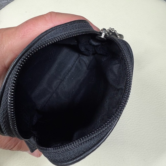 Coach Classic Vtg Leather Legacy Small Zip Coin Purse wallet Black - Picture 6 of 6